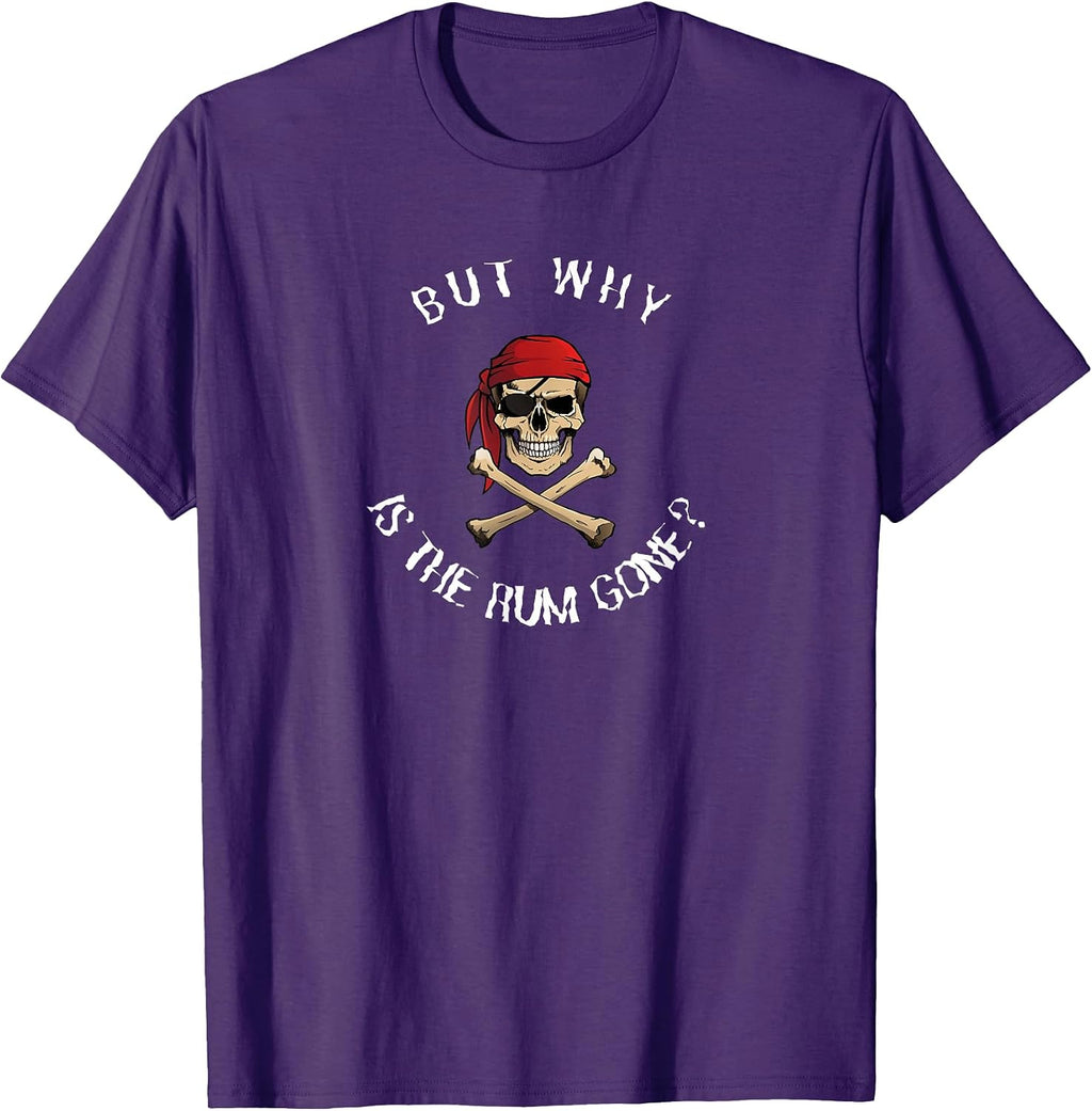 But Why Is the Rum Gone? - Humorous Pirate Quote