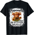 Sarcastic Humor Highland Cow Farm Cow Girls Women
