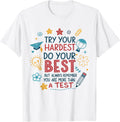 You Are More Than A Test Motivational Teacher Testing Squad Unisex , , , Long Sleeve Tee