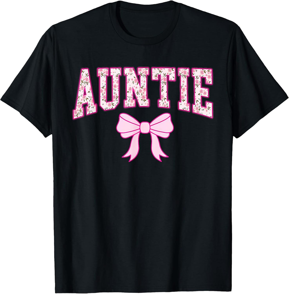 Auntie Coquette Bow Pink Aesthetic Mother's Day Aunt Unisex , , , Long Sleeve Tee