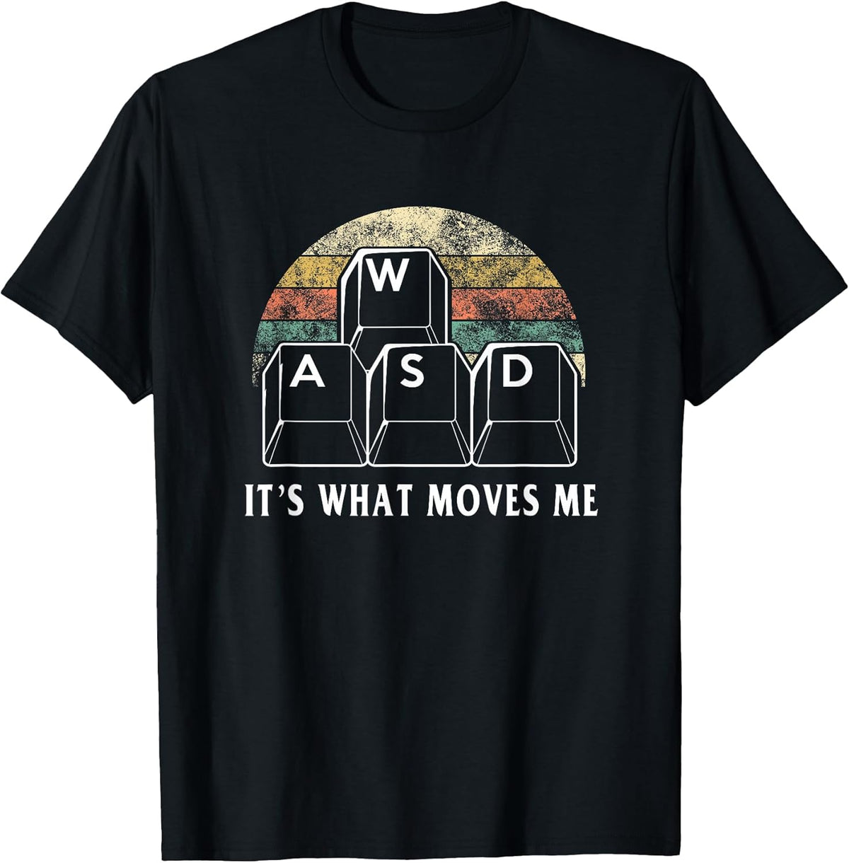 WASD It's What Moves Me - Funny PC Gamer Computer Nerd Gift Unisex , , , Long Sleeve Tee