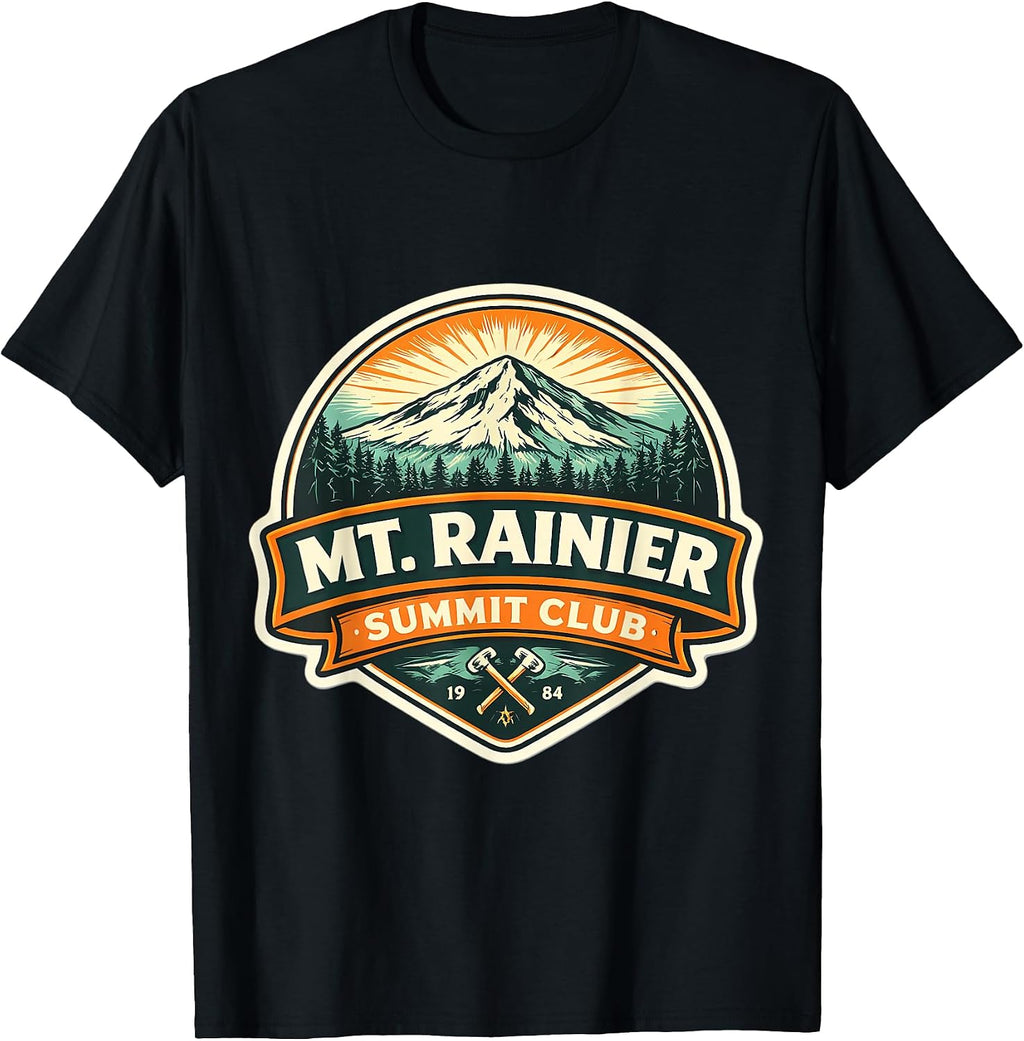 Mount Rainier Summit Club Mountain Peak Merch