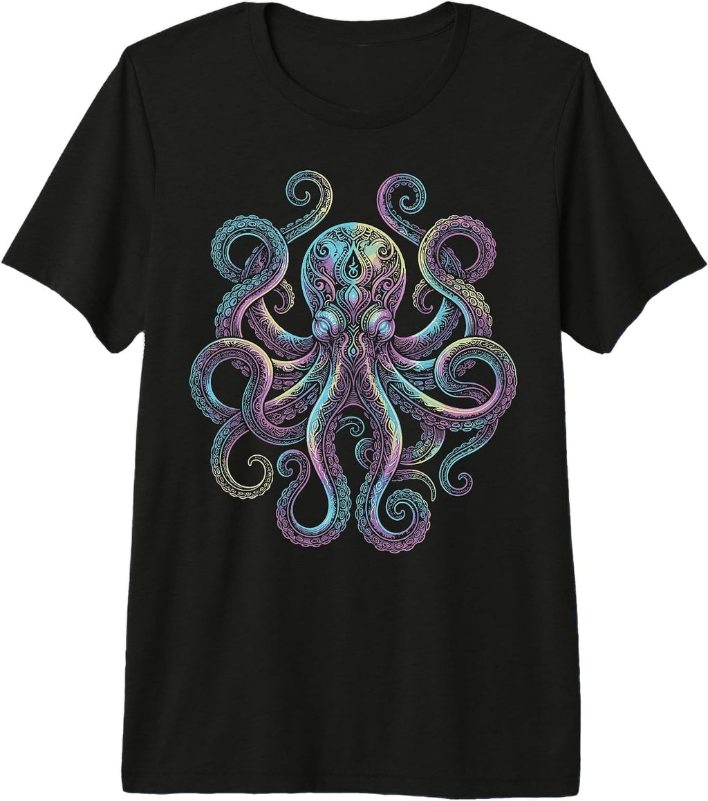 Octopus Ocean Watercolor Scuba Diving