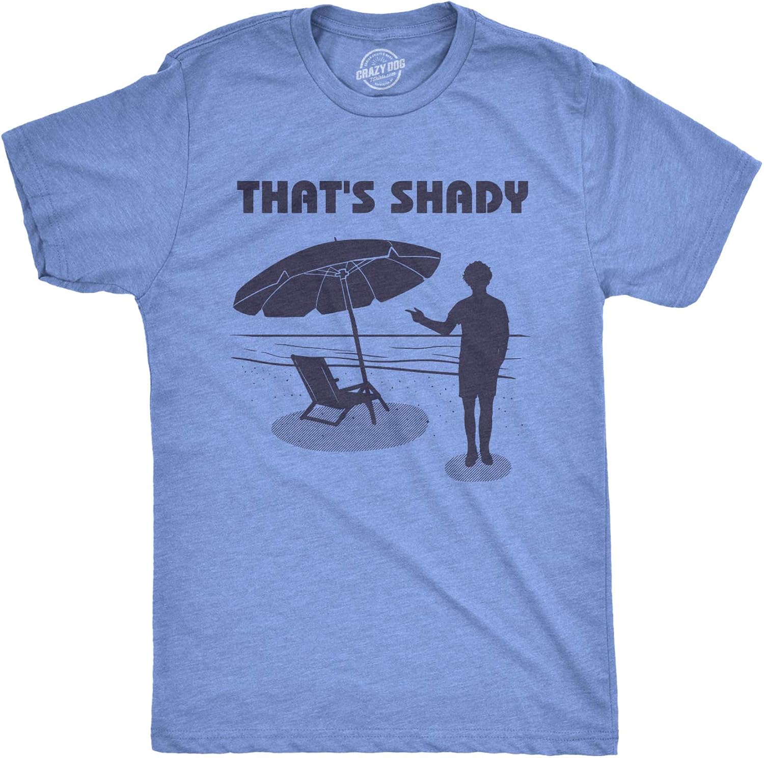 Mens Thats Shady T Shirt Funny Beach Vacation Sarcastic Hilarious Graphic Tee Unisex , , , Long Sleeve Tee