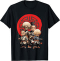 Samurai Boy Anime Afro | Japanese Retro Style Unisex , , , Long Sleeve Tee