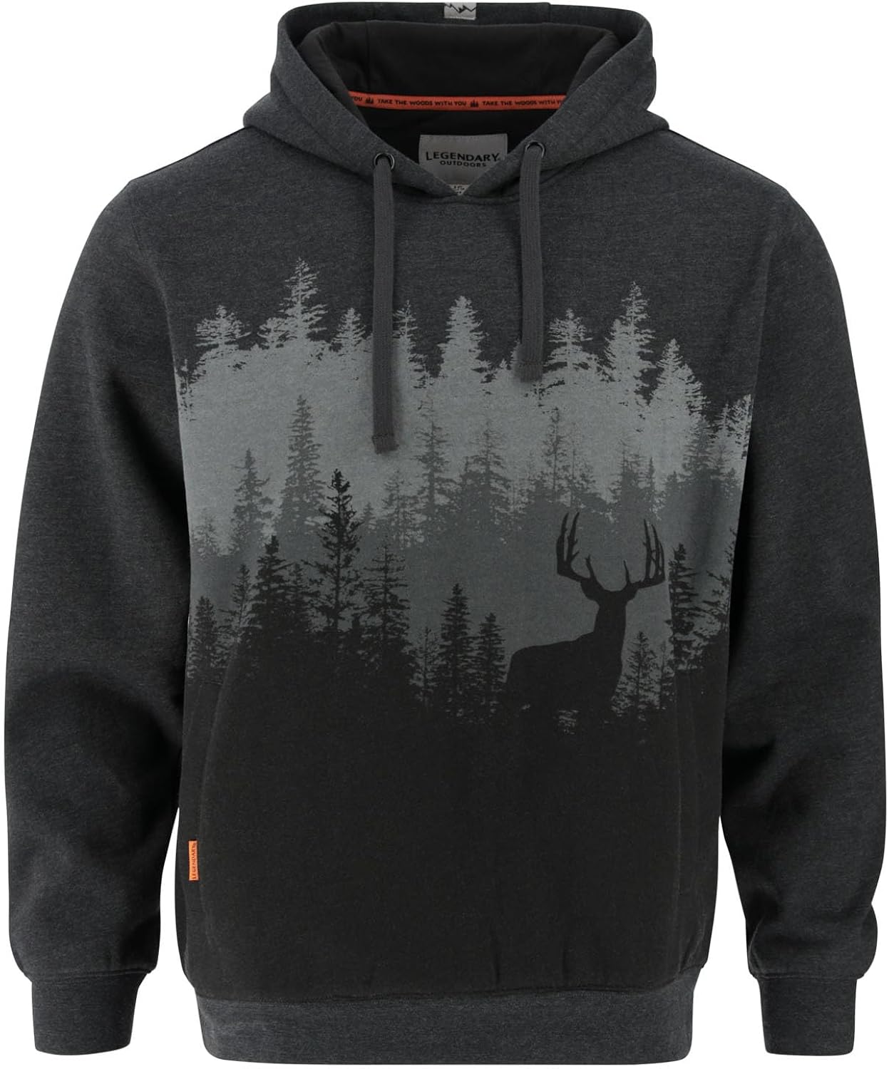 Mens Printed Pullover Hooded Unisex , , , Long Sleeve Tee