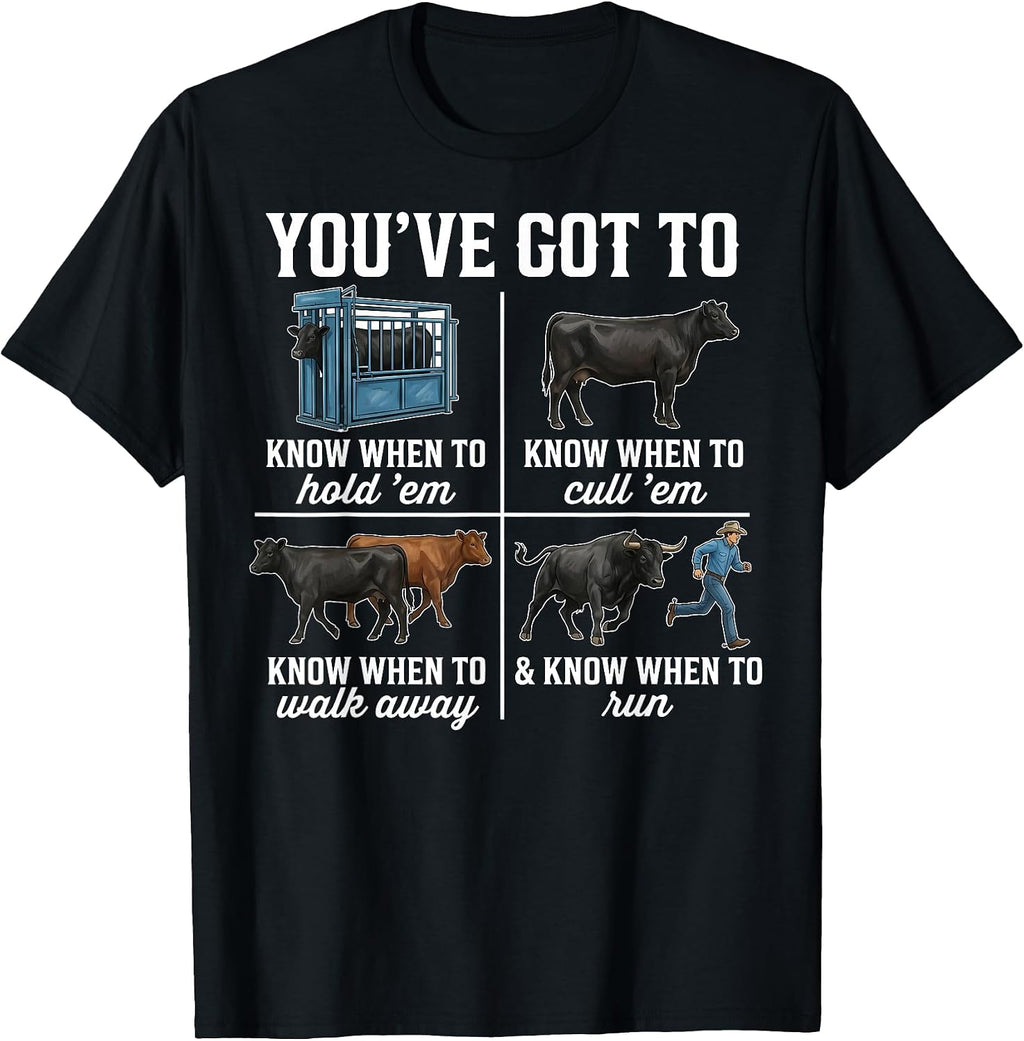 Cow You've Got To Know When Shirt