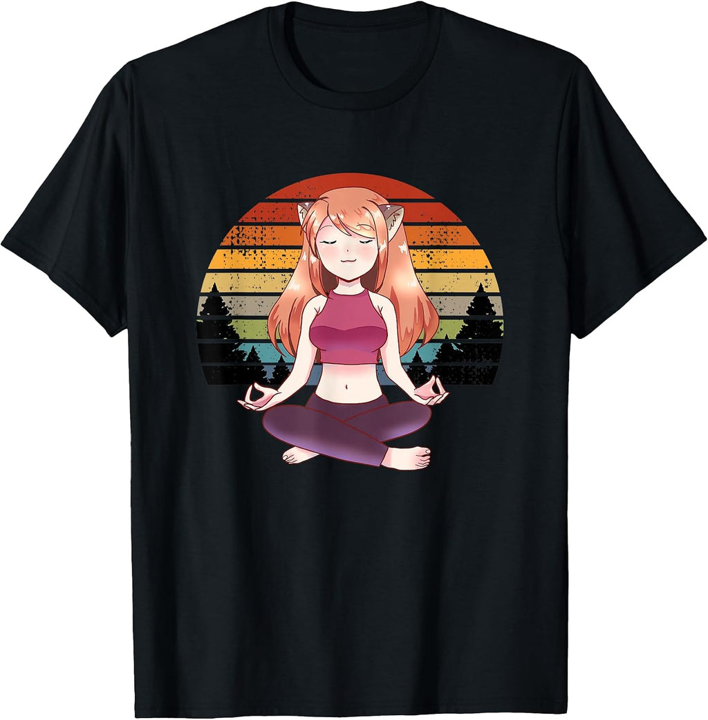 Funny Yoga Meditation Namaste Anime Merch Gifts
