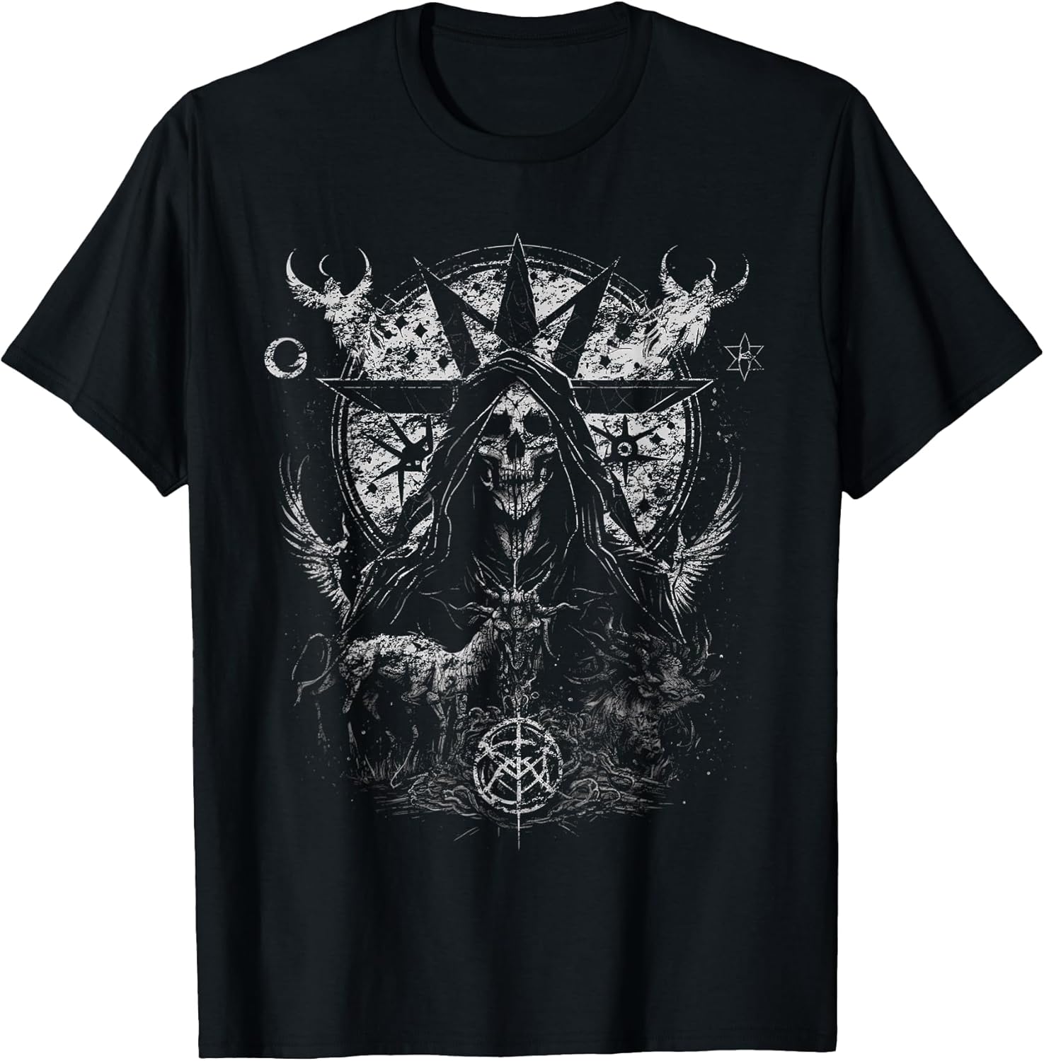 Gothic Aesthetic Occult Unholy Grunge Emo Punk Satanic Unisex , , , Long Sleeve Tee