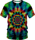 Trippy Psychedelic Men's 3D Cool Graphic Short Sleeve Tees Top Unisex , , , Long Sleeve Tee