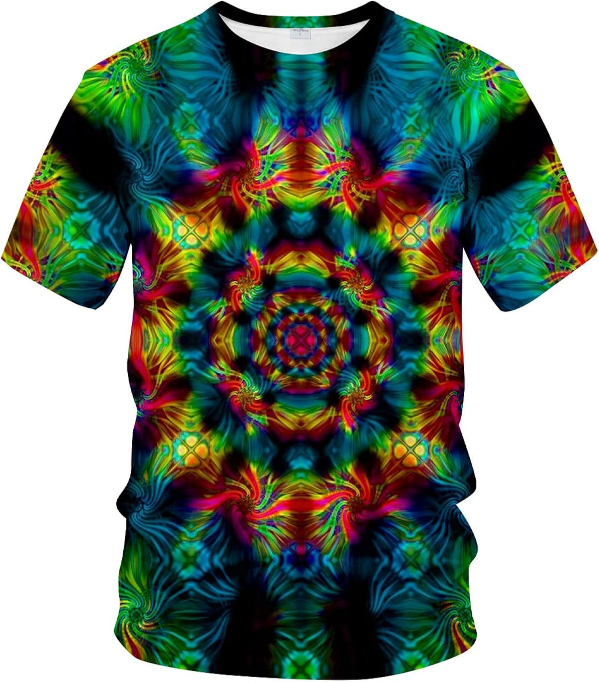 Trippy Psychedelic Men's 3D Cool Graphic Short Sleeve Tees Top Unisex , , , Long Sleeve Tee