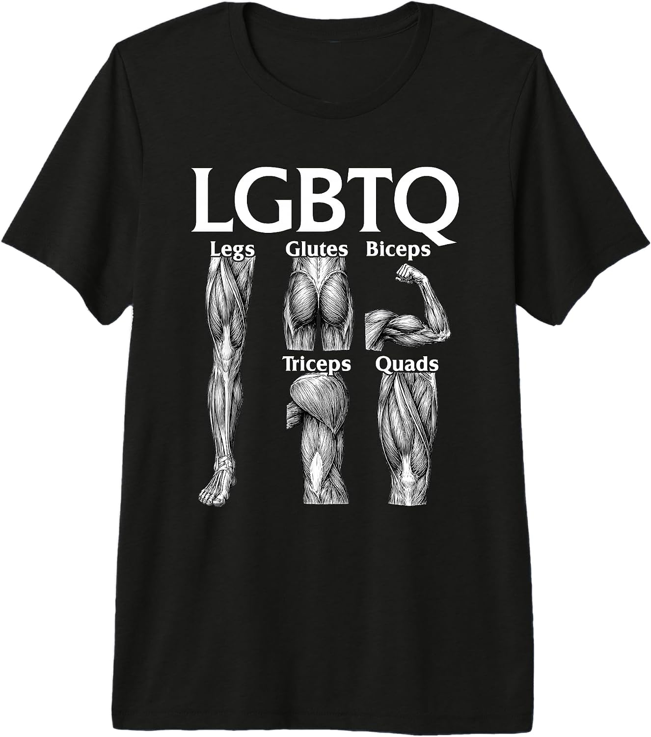 LGBTQ Muscle Anatomy Funny Gym