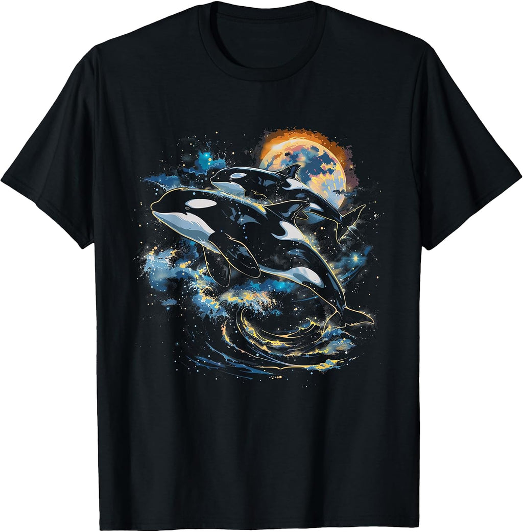 Orca Whale In Space