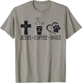 Jesus Coffee Dogs Funny Christian Dog Owners Lovers Men Women Unisex , , , Long Sleeve Tee