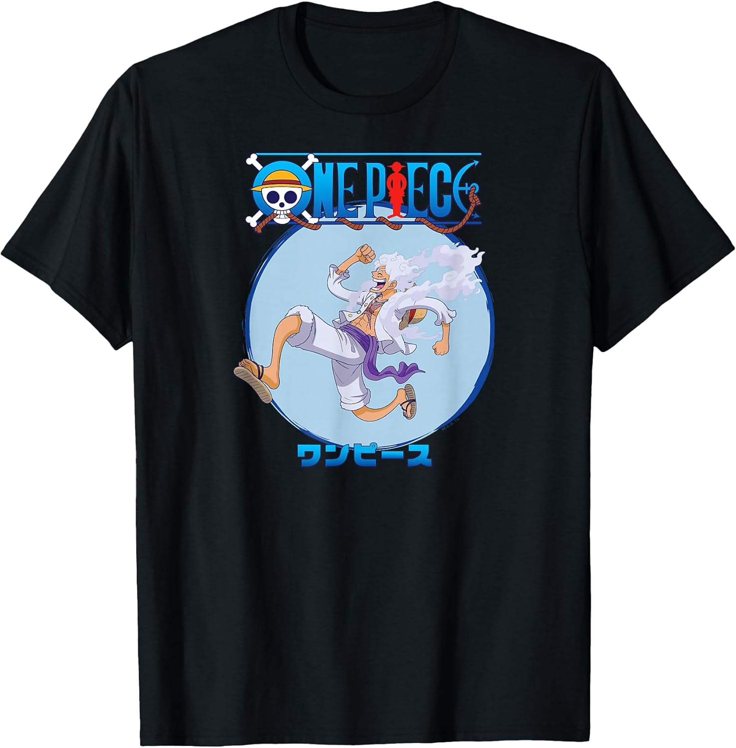 Anime Luffy Gear 5 Action Pose Unisex , , , Long Sleeve Tee