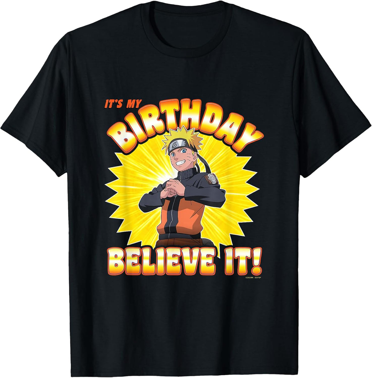 Shippuden Birthday Believe It Anime Unisex , , , Long Sleeve Tee
