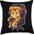Gamer Pizza Video Gaming Funny Video Gamer Boys Kids Men Throw Pillow Unisex , , , Long Sleeve Tee