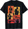 Retro Jazz Band Musicians Vintage Jazz Music Lover Unisex , , , Long Sleeve Tee