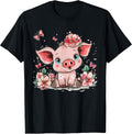 Colorful Pig Art I Cartoon Pig