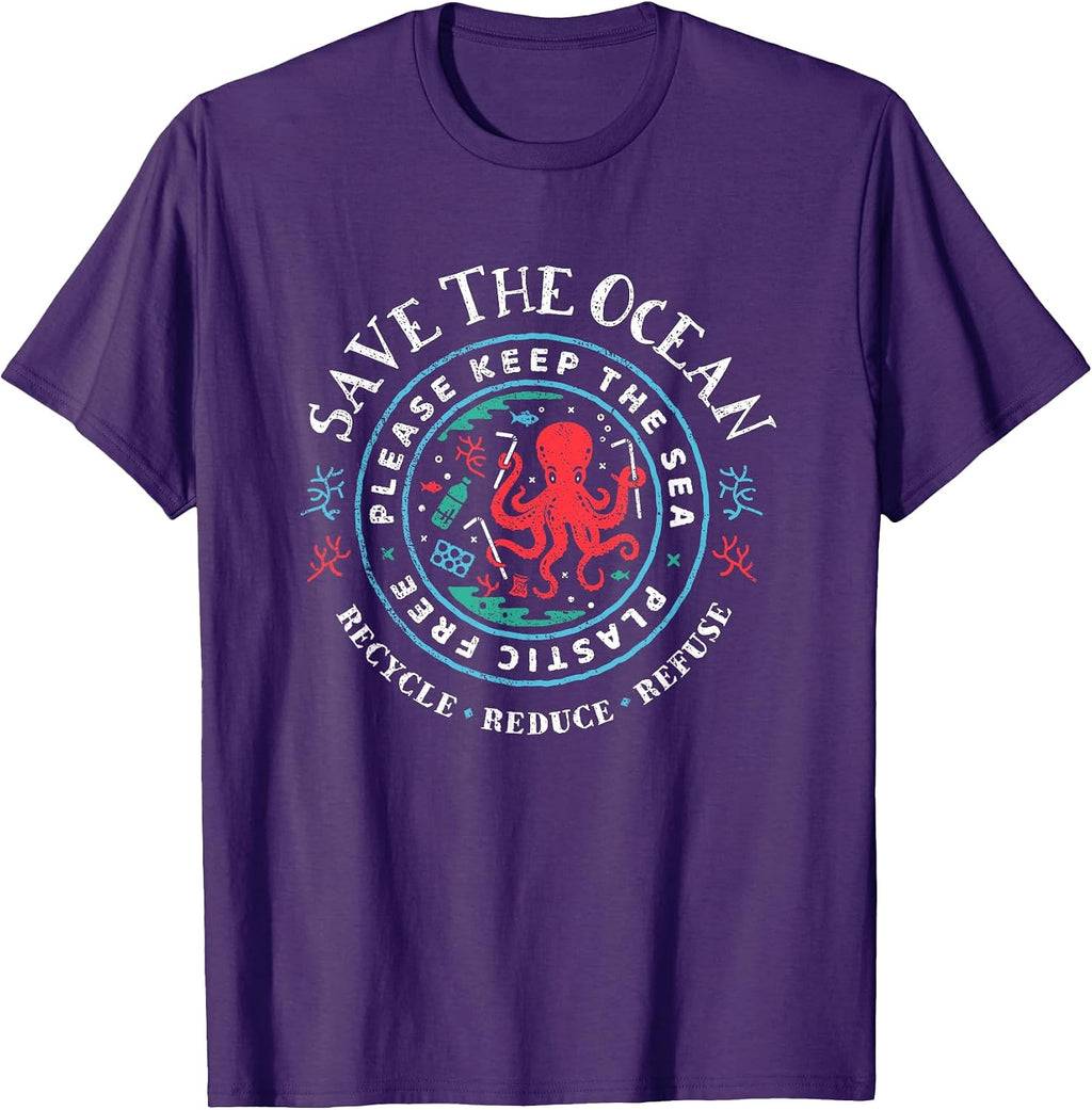 Ocean Pollution Octopus Merch Co.