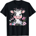 Colorful Cow Art I Cartoon Cow