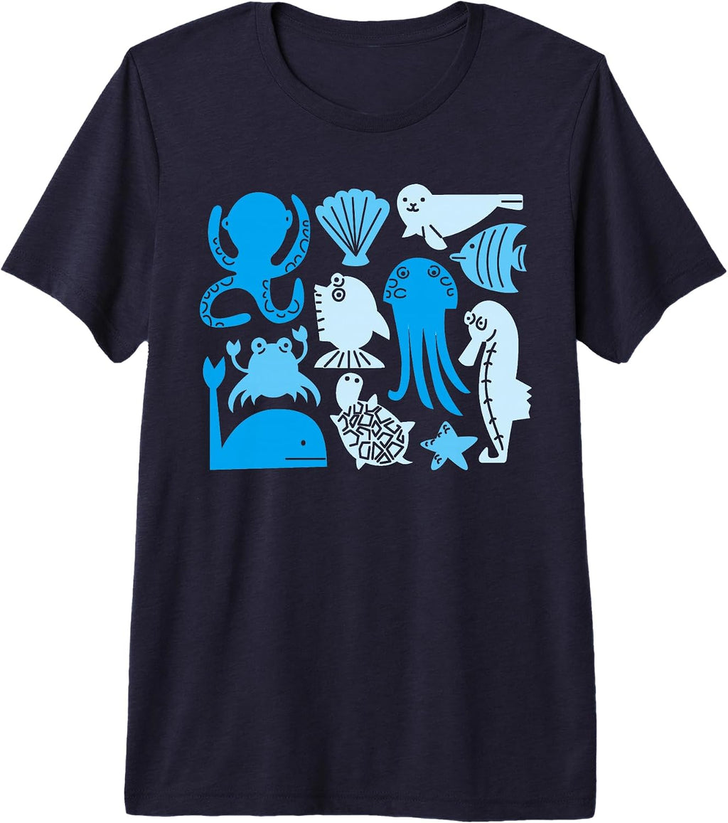 Retro Ocean Animal Wildlife