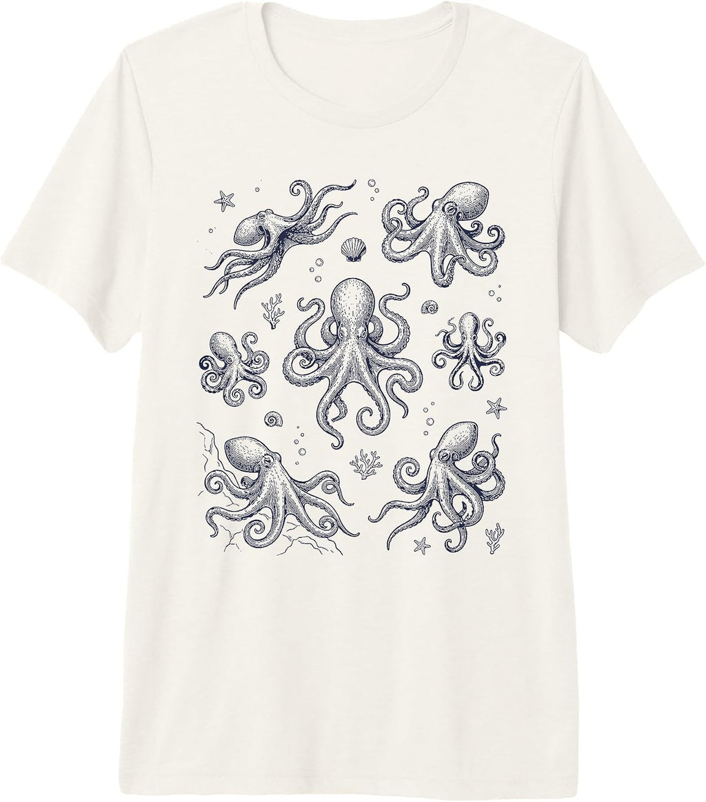 Octopus Sea Summer Ocean Nautical Marine