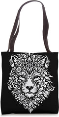 Mandala Lion Art For MAN women Lion Flower Lover