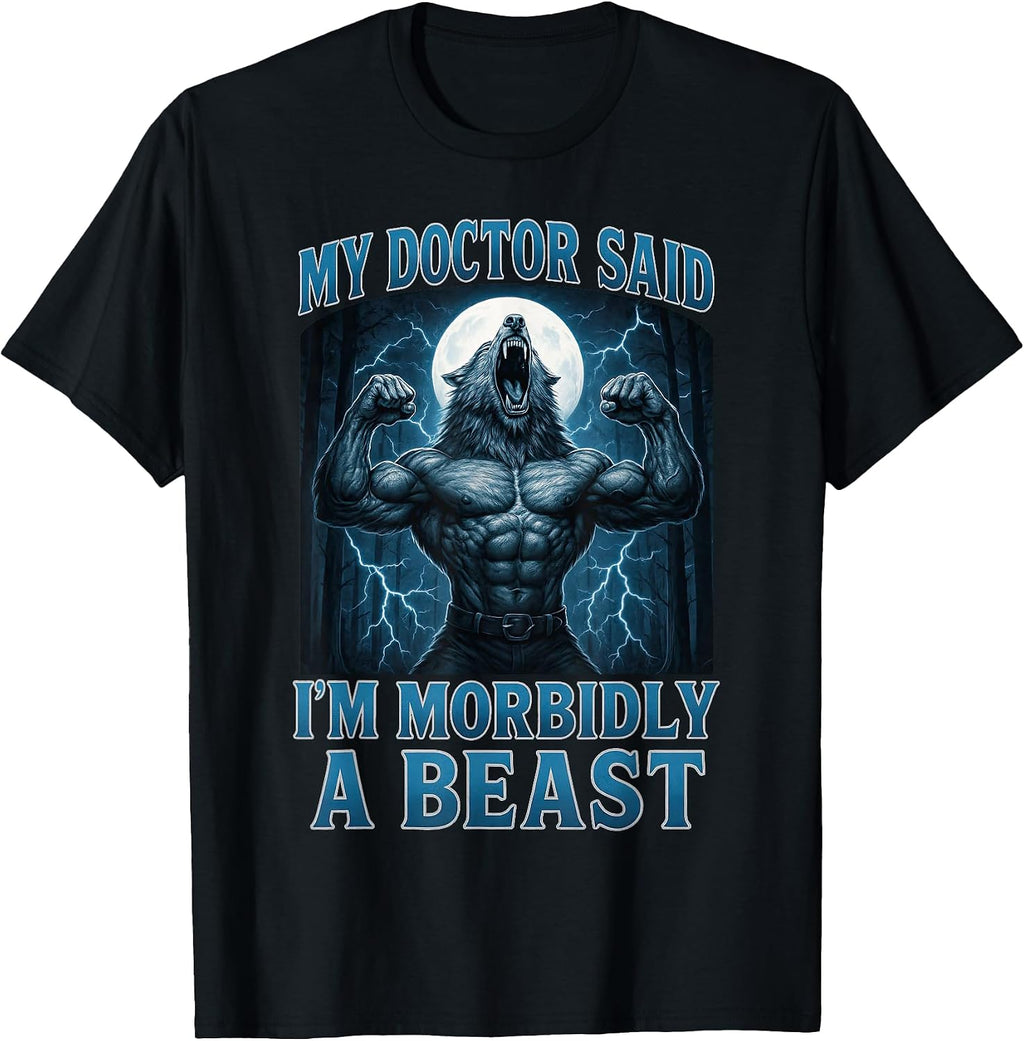 Big Culture Alpha Wolf Graphic Tees Men Women