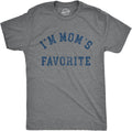 Mens Im Moms Favorite T Shirt Funny Family Sibling Children Joke Tee for Guys Unisex , , , Long Sleeve Tee