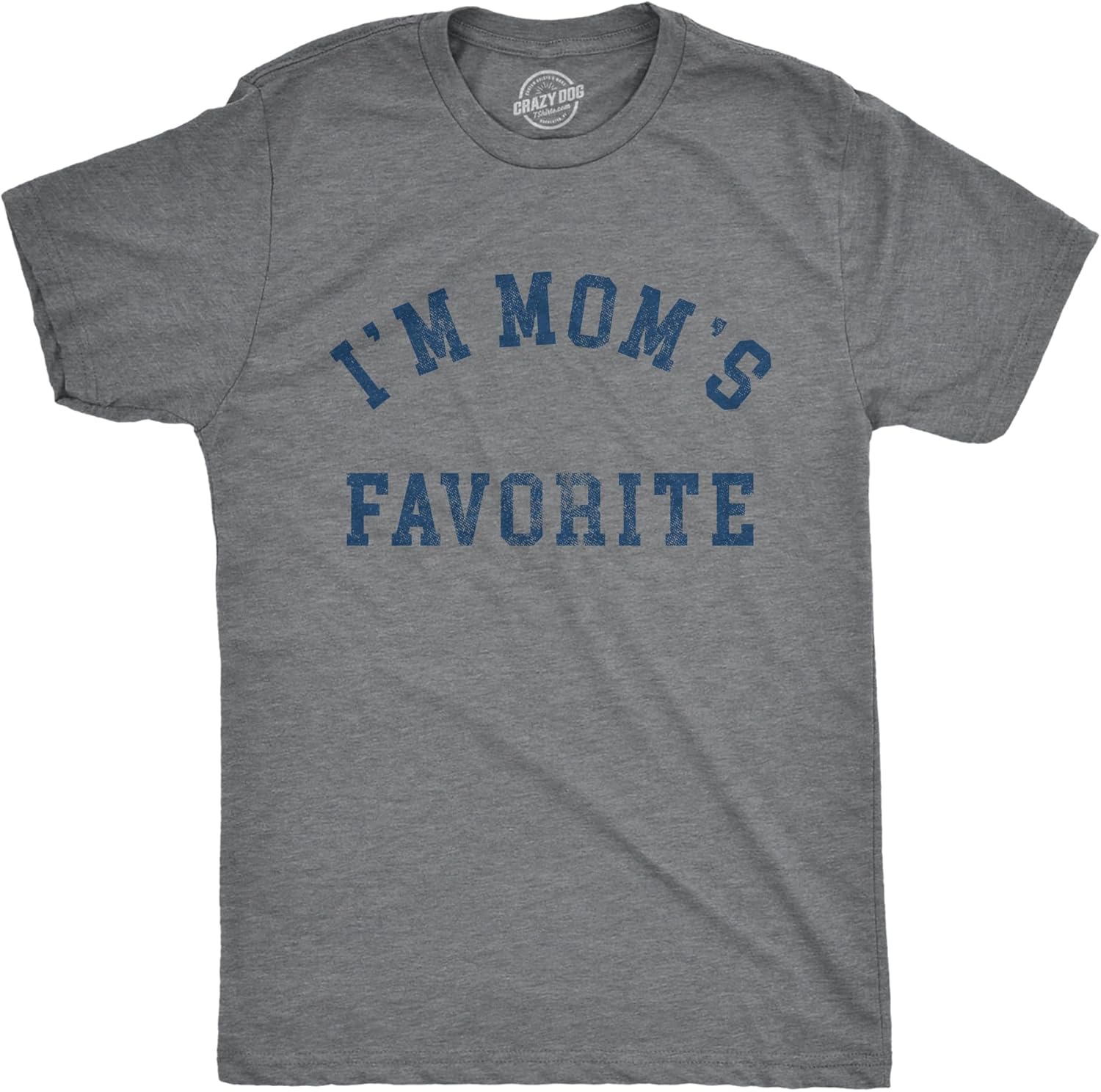 Mens Im Moms Favorite T Shirt Funny Family Sibling Children Joke Tee for Guys Unisex , , , Long Sleeve Tee