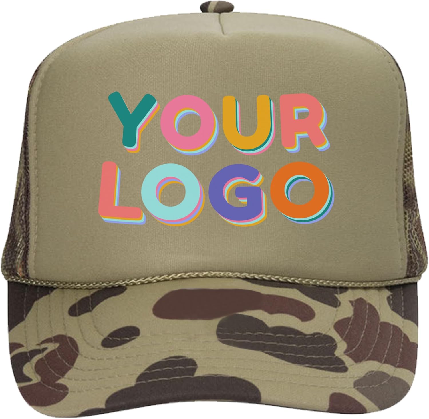 Custom Trucker Hat Add Your Logo Hat Personalized Baseball Hat Unisex , , , Long Sleeve Tee