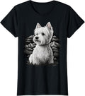 Cute Westie Dog on West Highland White Terrier Lover Unisex , , , Long Sleeve Tee