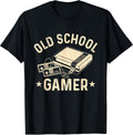 Old School Gamer - Vintage Gaming Video Games Controller Unisex , , , Long Sleeve Tee