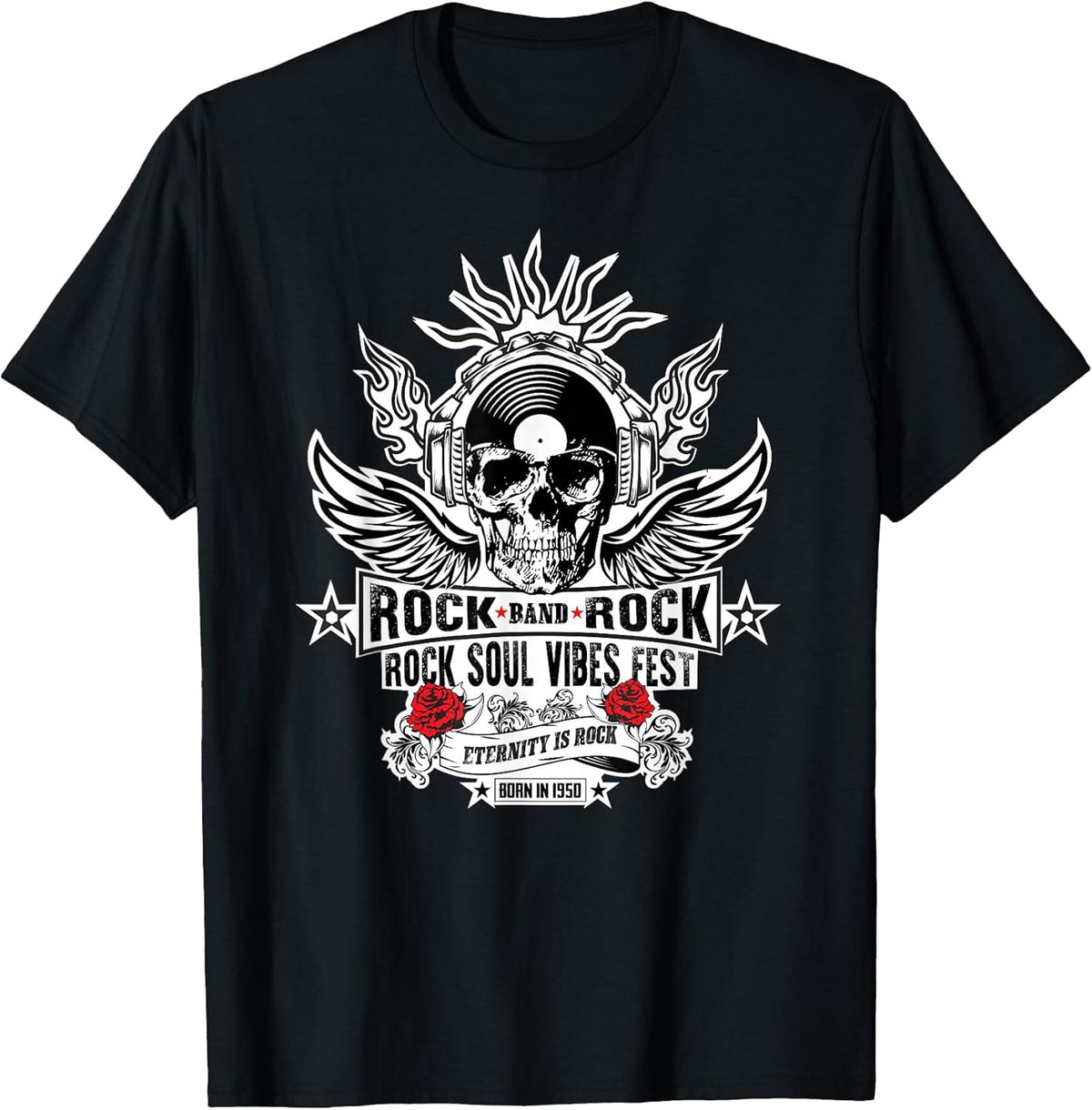 Rock Band Vibes – Bold Music Lovers Retro Design Unisex , , , Long Sleeve Tee