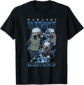 Shippuden Retro Kakashi Lightning Poses Anime Unisex , , , Long Sleeve Tee
