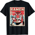 Tiger Ramen Japanese Noodles Kawaii Anime Tiger Unisex , , , Long Sleeve Tee