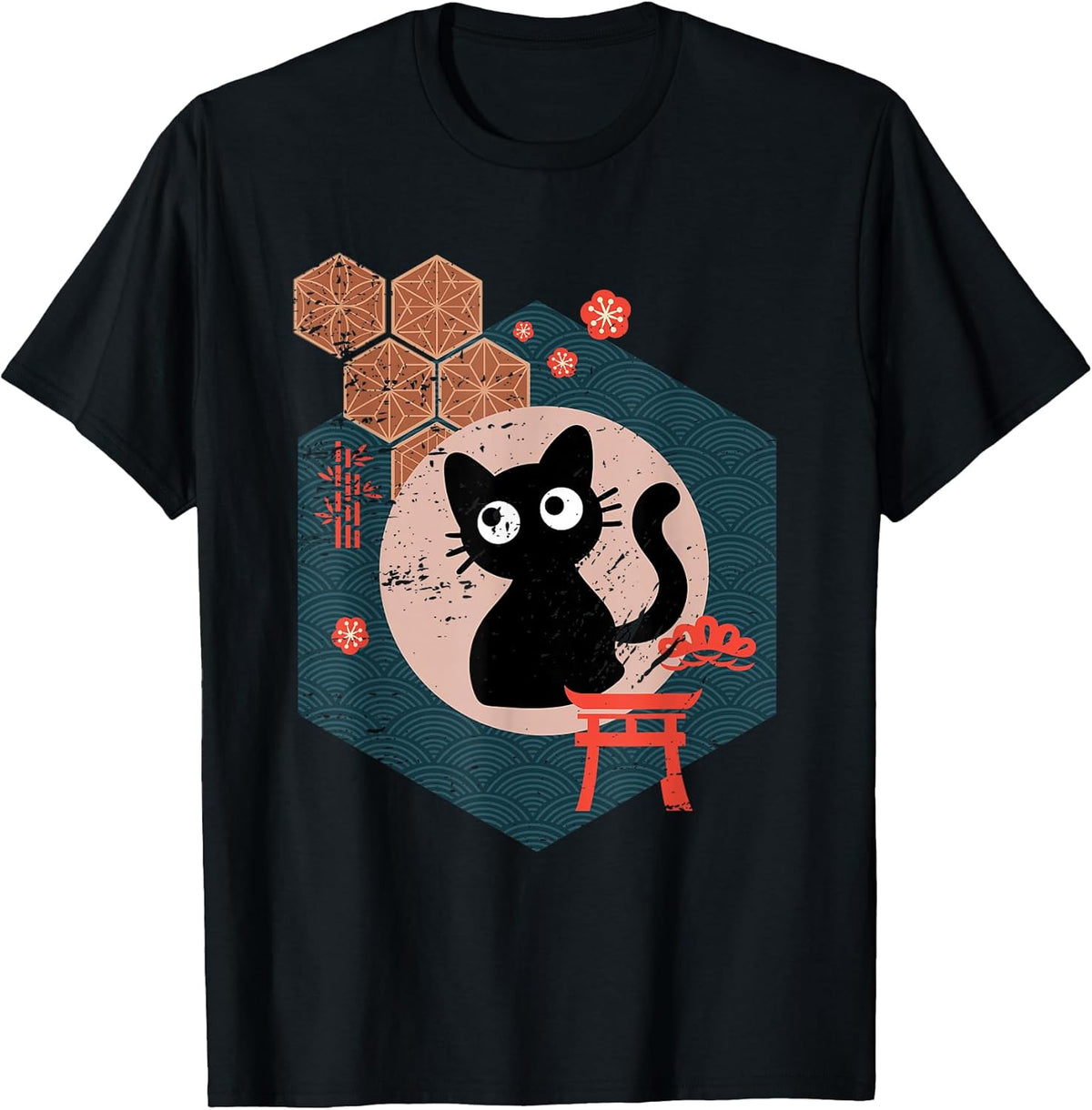 Black Cat Lover Japanese Kitten Anime Tokyo Otaku Lifestyle Small Unisex , , , Long Sleeve Tee