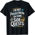 Unisex-Adult Black Modern Classic Small Short Sleeve Crew Neck Humorous Gaming Graphic Lightweight