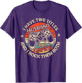 Vintage I Have Two Titles Husband Gamer Gaming Video Games Unisex , , , Long Sleeve Tee