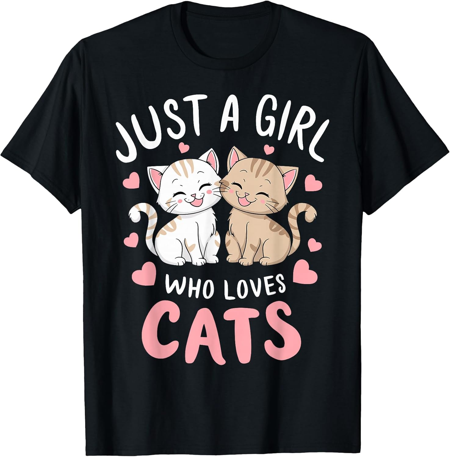 Cat Lover Just A Girl Who Loves Cats Unisex , , , Long Sleeve Tee
