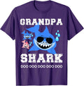 Grandpa Shark Men Kids Matching Father's Day