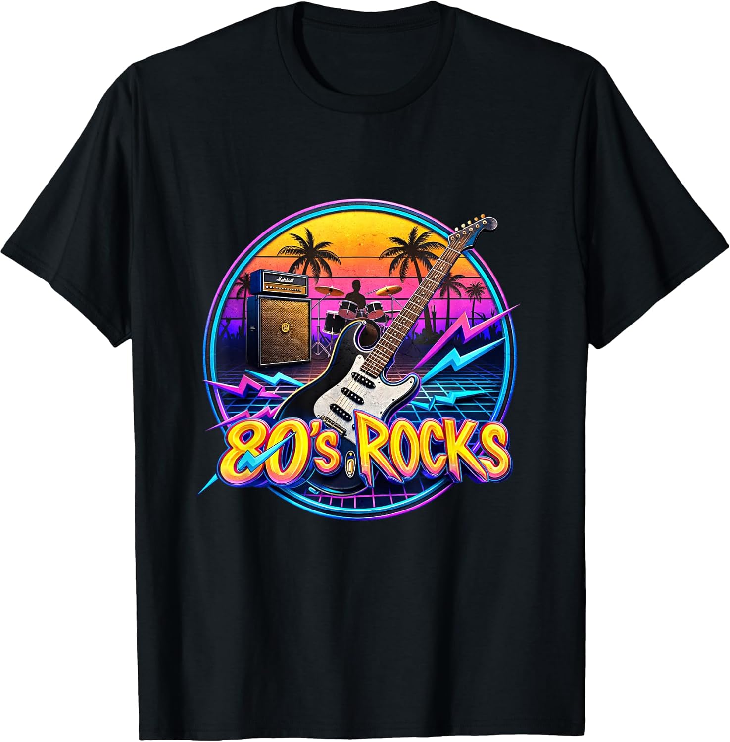 Vintage 80's Rock Bands Eighties 80s Party Music Band Unisex , , , Long Sleeve Tee