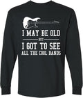 Vintage Rock Music Long Sleeve Funny Retro Concert Fan Gift Tee for Classic Bands Men Women
