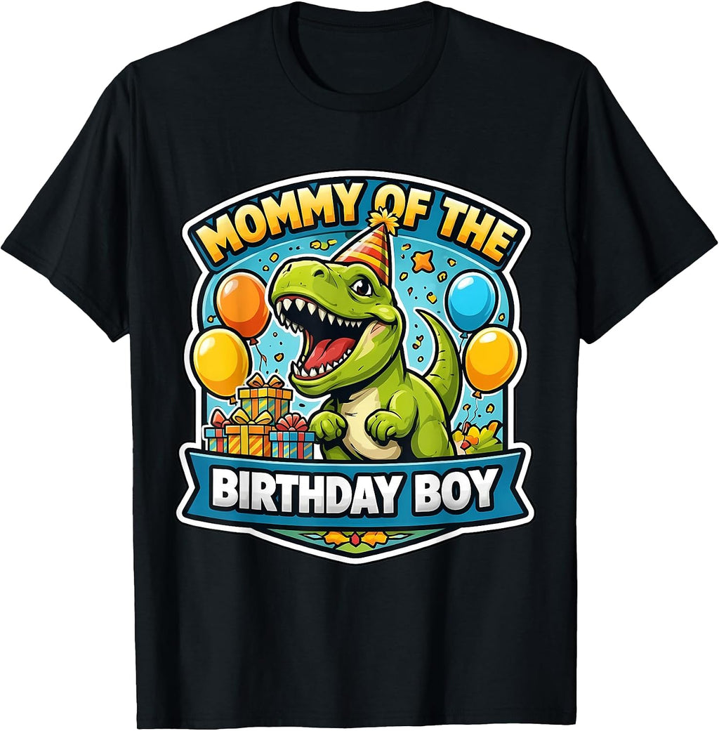 Mommy Of The Birthday Boy Dinosaur Dino Merch