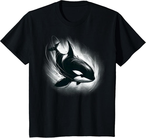 Awesome Whales Apparel In Black And White