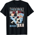 MHA Todoroki Framed Action Poses Collage U.A. High Anime Unisex , , , Long Sleeve Tee