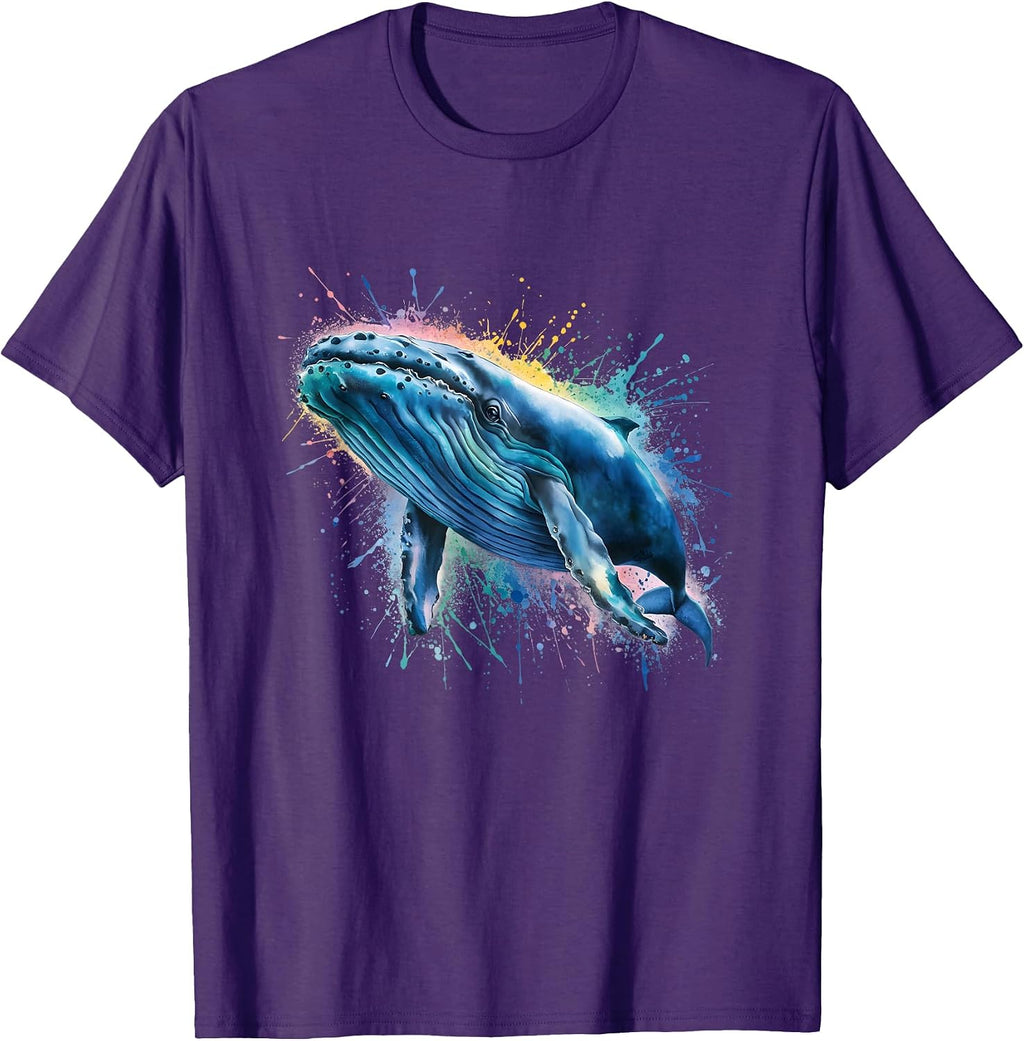 Colorful Watercolor Ocean Creatures Designs