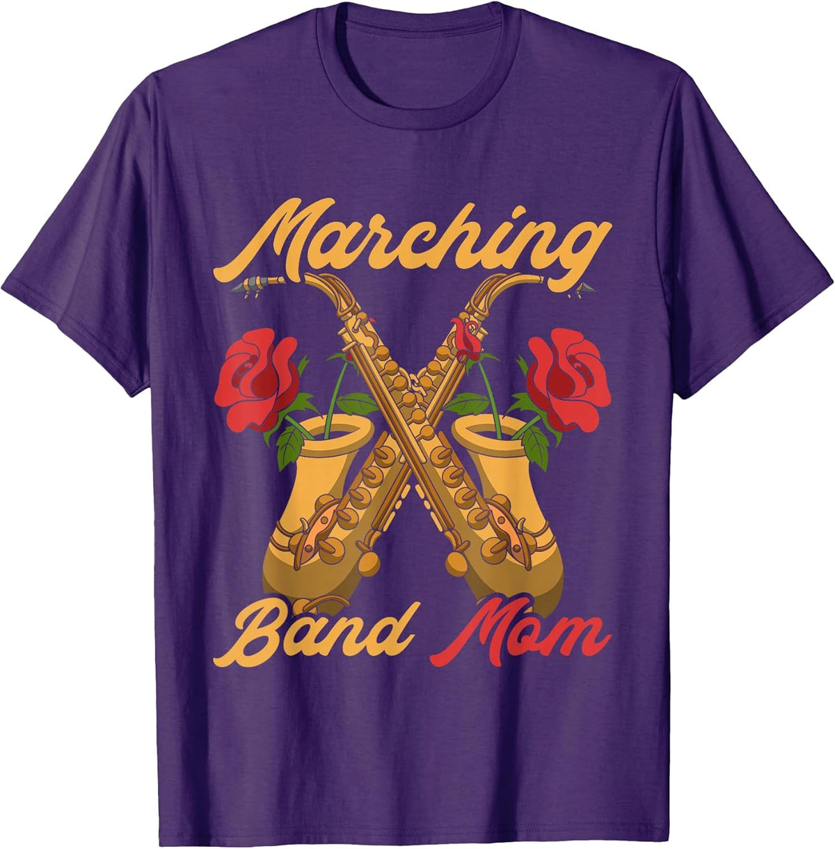 Marching Band Mom Saxophonist Jazz Music Saxophone Unisex , , , Long Sleeve Tee