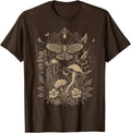 Cute Fairycore Floral Moth Aesthetic Girls Women Graphic Small Unisex , , , Long Sleeve Tee